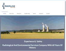 Tablet Screenshot of eberlineservices.com